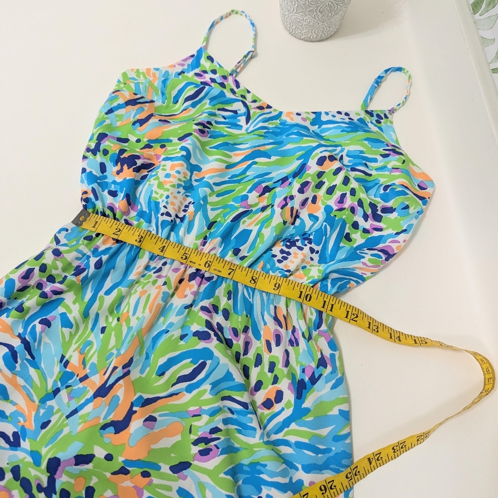 Lilly Pulitzer Deanna Maxi In Sea Soiree Dress XS - Picture 11 of 14